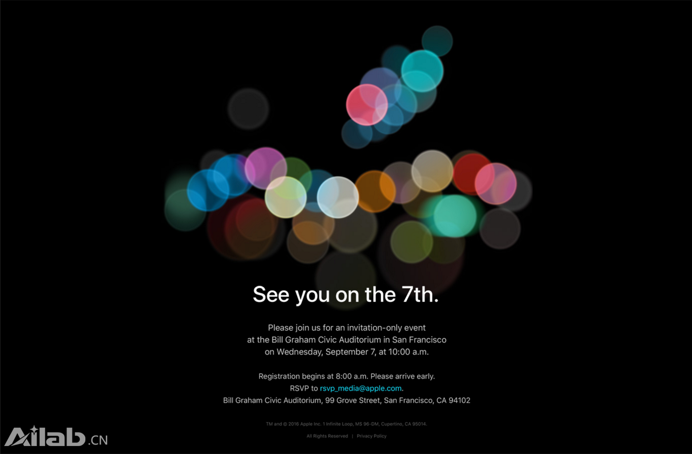 苹果正式发出邀请函 9月7日新iPhone亮相-数码