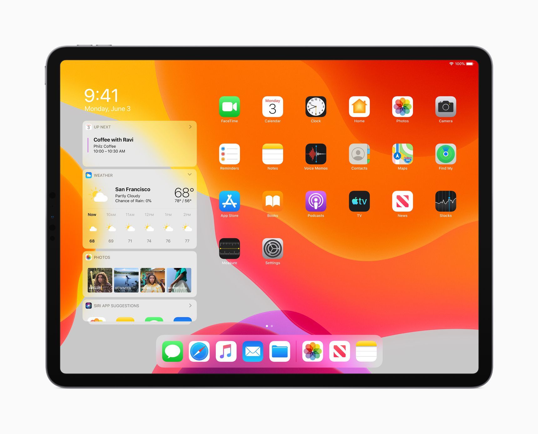 iPadOS初次露臉
�：全新界麵加晉級多任務處理